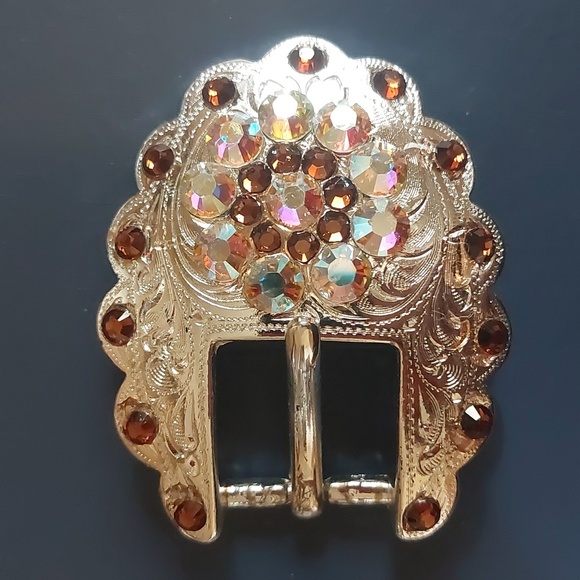 3 PC belt buckle, loop & tip - NWOT - Picture 2 of 13